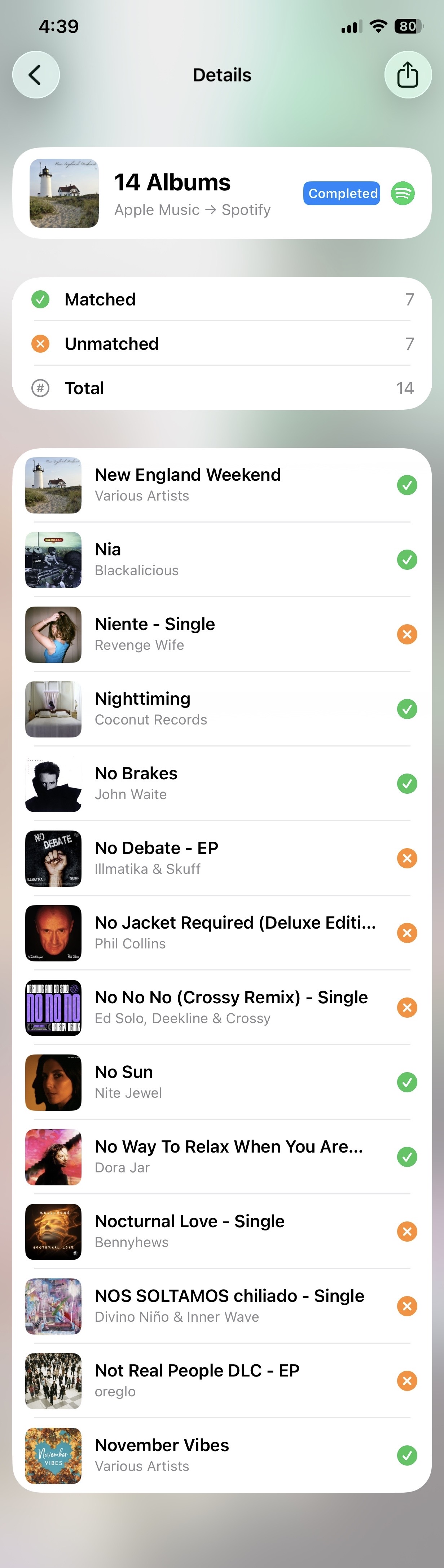 Playlister app screenshot 3